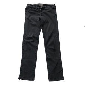 Anthropologie Hei Hei Abroad skinny Chino size 6P black charcoal